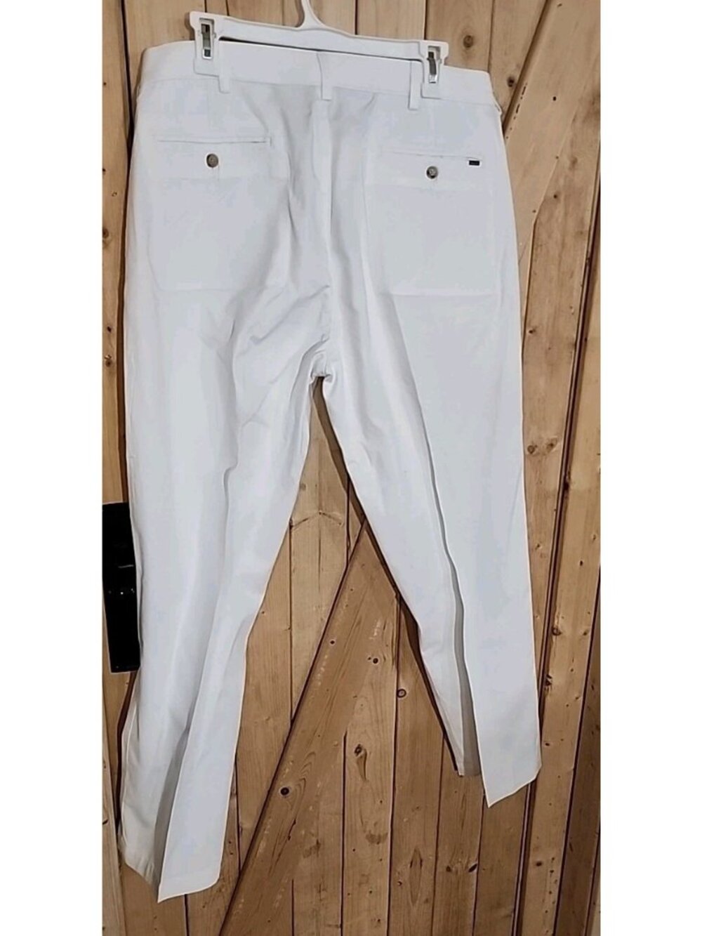 Polo Ralph Lauren Classic Fit White Chino Pants Men’s 35x30 Cotton Dry Cleaned - Picture 3 of 13